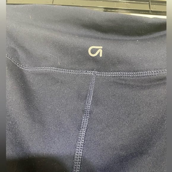 Gap Navy Leggings crop with Striped Accents size L - Picture 3 of 8